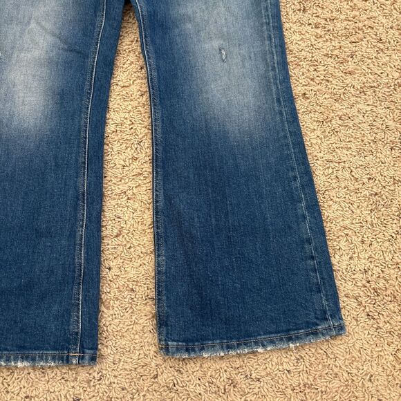 CLOSED Jeans Womens Size 29 Blue Hi Sun Mid Blue Flare Leg NEW NWT - Picture 3 of 7